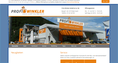 Desktop Screenshot of profi-winkler.de