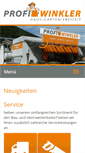 Mobile Screenshot of profi-winkler.de